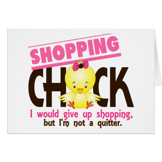 Shopping Chick 2 Cards (Front Horizontal)