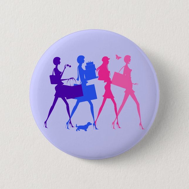 Shopping Divas Button (Front)