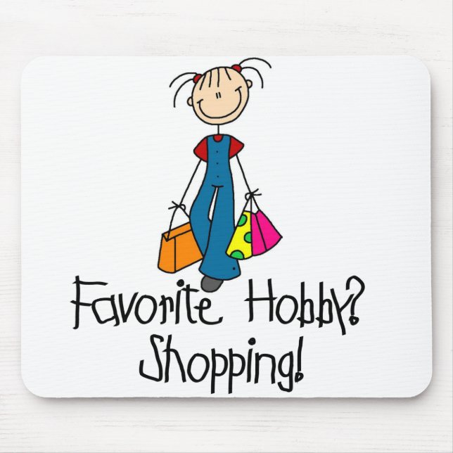 Shopping Favorite Hobby Mousepad (Front)