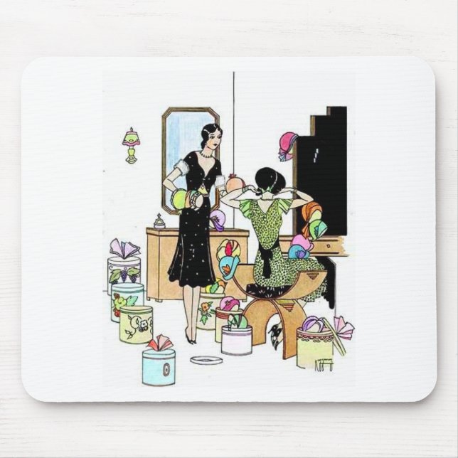 Shopping for hats mouse pad (Front)