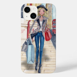 Shopping Girl in London City | Iphone 6 case