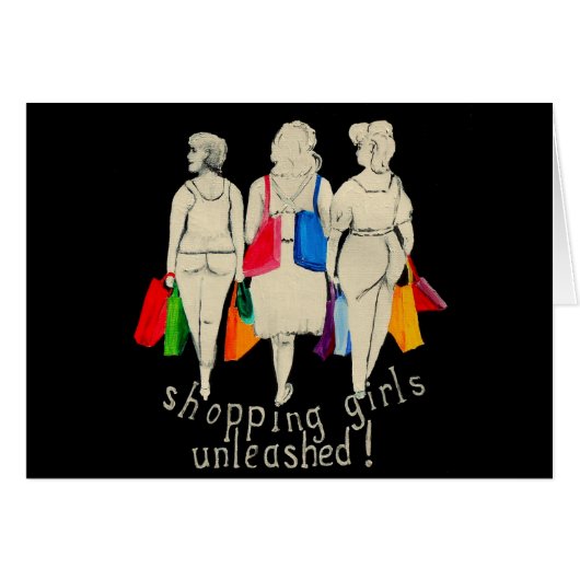 Shopping Girls Unleashed Cards (Front Horizontal)