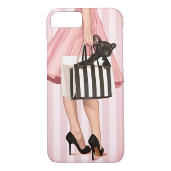 Shopping In The 50's Iphone 8/7 Case by MarylineCazenave at Zazzle