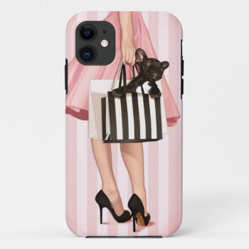 Shopping In The 50's Iphone 11 Case by MarylineCazenave at Zazzle