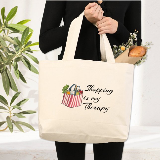 Shopping is my Therapy - Shopping Tote (Creator Uploaded)