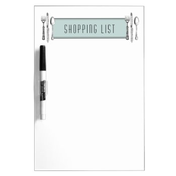 Shopping List Dry Erase Board by charmingink at Zazzle
