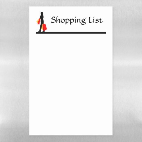 Shopping List Magnetic Dry Erase Sheet