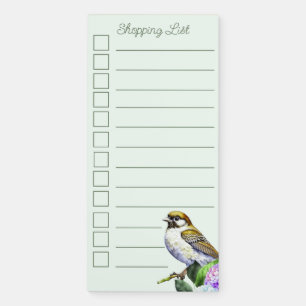 Shopping List Magnetic Notepad