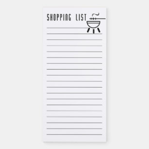 Shopping List Magnetic Notepad