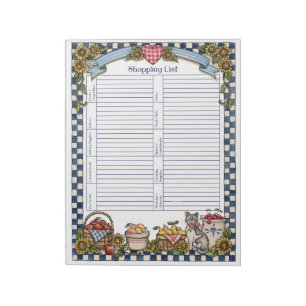 Shopping List Notepad