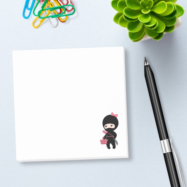 Shopping Ninja Girl Post-it Notes (Creator Uploaded)