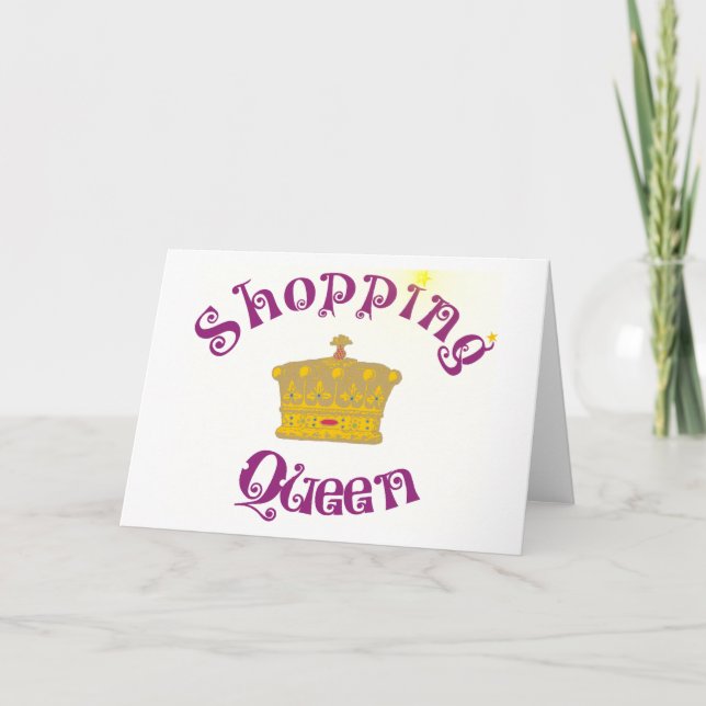 shopping queen card (Front)