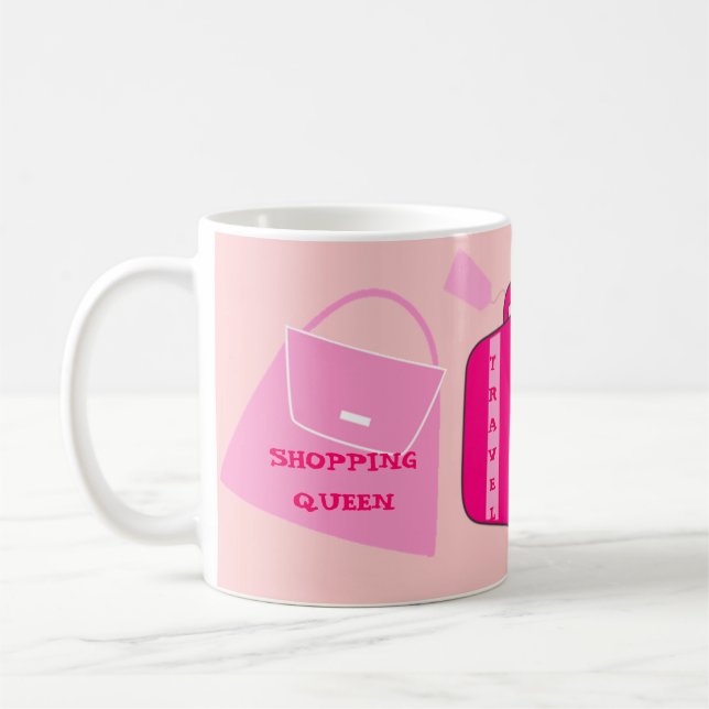 SHOPPING QUEEN COLLECTION COFFEE MUG (Left)