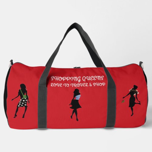 Shopping Queen Collection-Ladies Large Duffle Bag