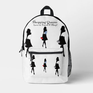 Shopping Queen Collection:Ladies Printed Backpack