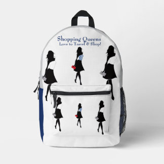 Shopping Queen Collection:Ladies Printed Backpack