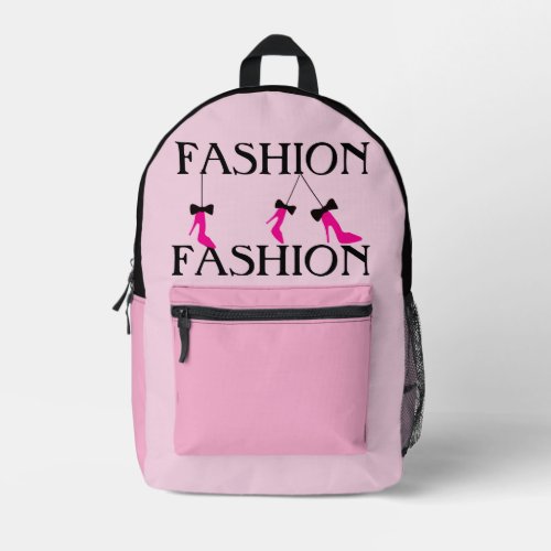 Shopping Queen Collection: Ladies Printed Backpack