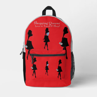 Shopping Queen Collection:Ladies Printed Backpack