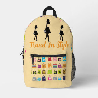 Shopping Queen Collection - Ladies Printed Backpack