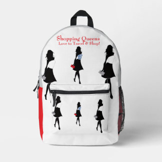Shopping Queen Collection:Ladies Printed Backpack