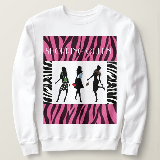 SHOPPING QUEEN COLLECTION Ladies Sweatshirt (Design Front)