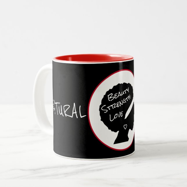 Shopping Queen Collection - Ladies Two-Tone Coffee Mug (Front Left)