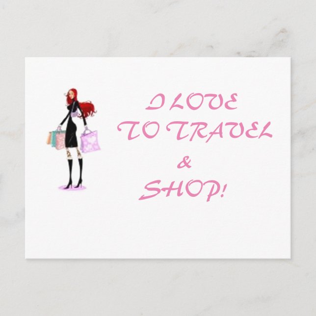 SHOPPING QUEEN COLLECTION POSTCARD (Front)