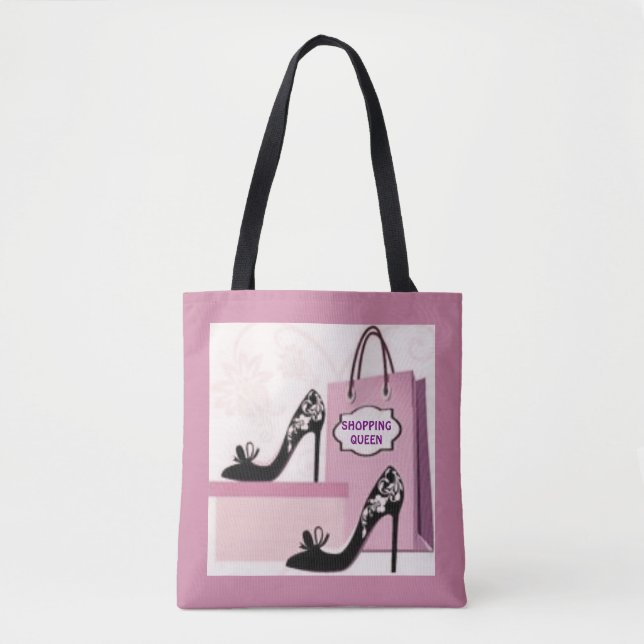 SHOPPING QUEEN COLLECTION TOTE BAG (Front)