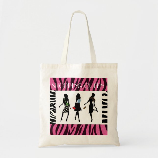SHOPPING QUEEN COLLECTION TOTE BAG (Front)