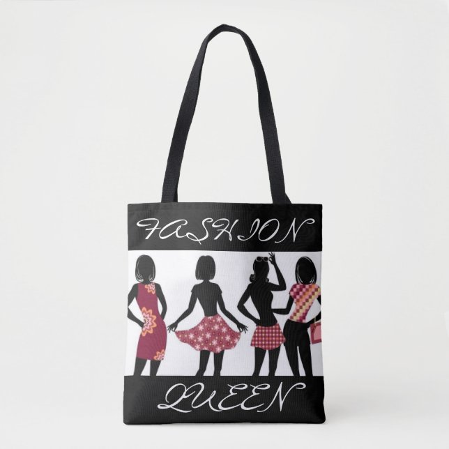 SHOPPING QUEEN COLLECTION TOTE BAG (Front)