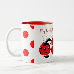 SHOPPING QUEEN COLLECTION Two-Tone COFFEE MUG
