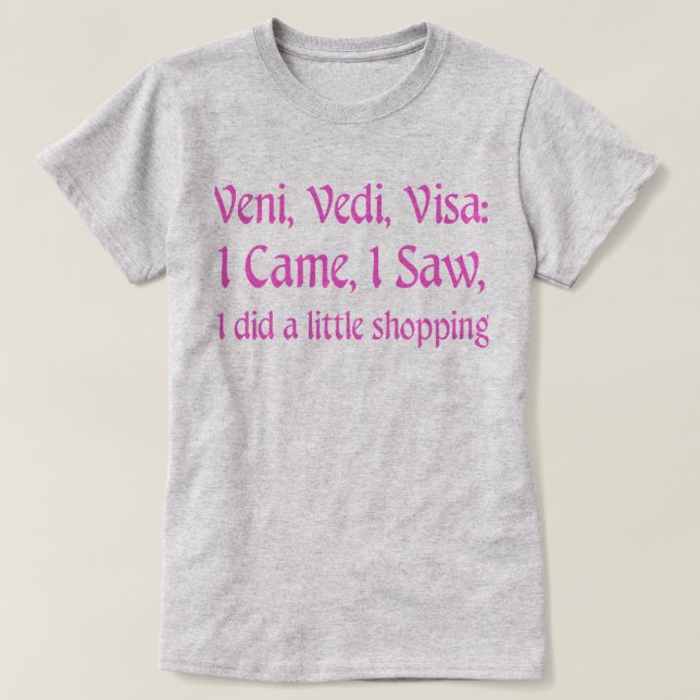 Shopping T-Shirt (Design Front)