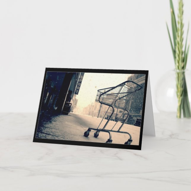 Shopping Trolley Cart Card (Front)