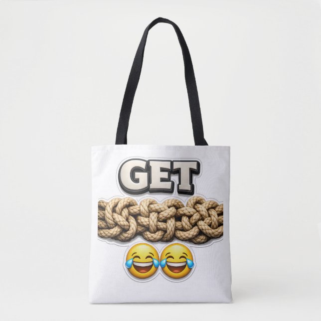 Shopping with a cheeky tote bag (Front)