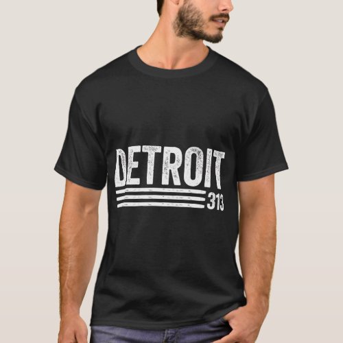 Shops Detroit 313 T_Shirt