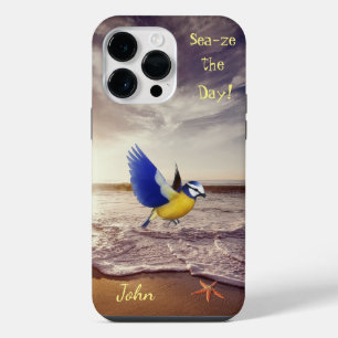 Shore Fun Ocean Bird Starfish iPhone 14 Pro Max Case
