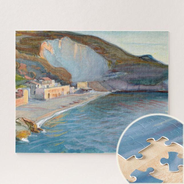 Shore Landscape from the Naples Region, M. Enckell Jigsaw Puzzle (Creator Uploaded)