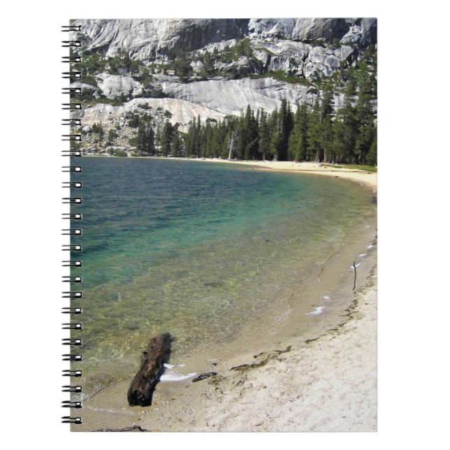 Shore of Tenaya Lake, Yosemite, CA Notebook (Front)