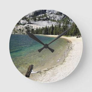 Shore of Tenaya Lake, Yosemite, CA Round Clock