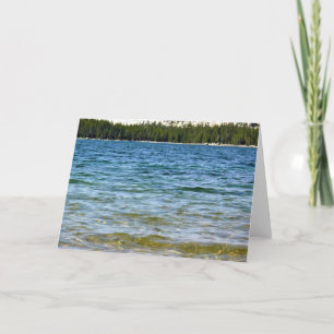 Shore of Tenaya Lake, Yosemite, California Card