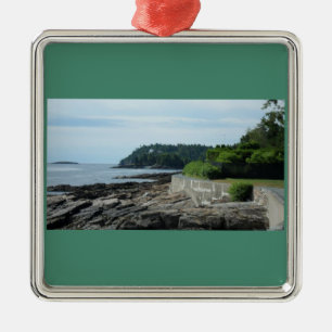 Shore Path, Bar Harbor, Maine Ornament