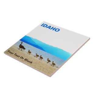 Shore Patrol - Canada Geese Ceramic Tile