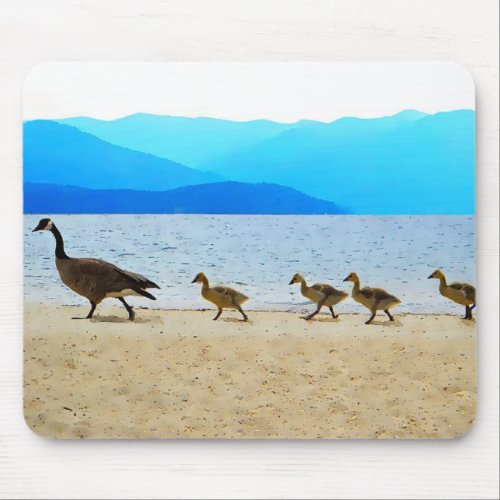 Shore Patrol Canada Geese Mouse Pad