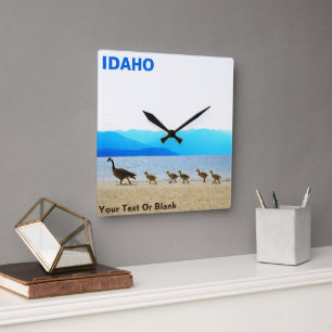 Shore Patrol - Canada Geese Square Wall Clock