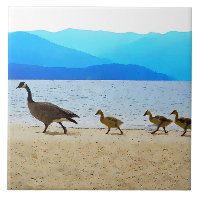 Shore Patrol Canada Geese Tile (Front)