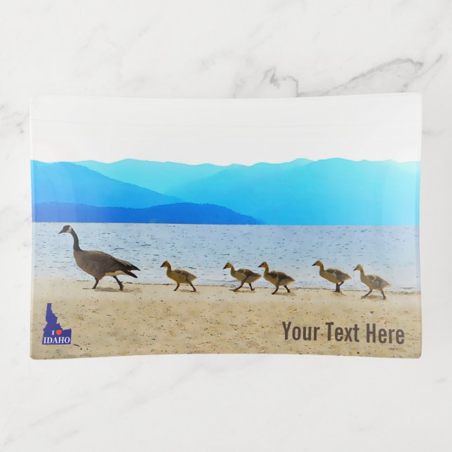 Shore Patrol Canada Geese Trinket Tray (Front)