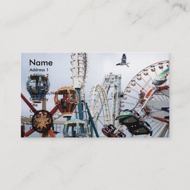 Shore Pier Business/Profile Card (Front)