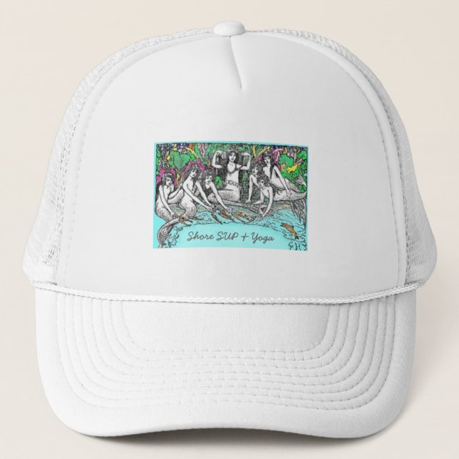 Shore SUP & Yoga Trucker Hat (Front)