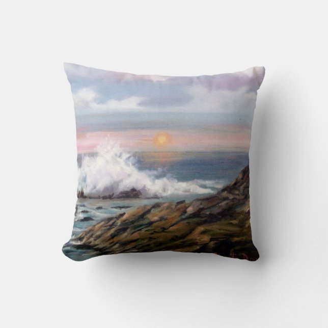 Shore Throw Pillow (Front)