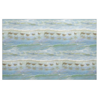 Shorebirds, A Day at the Beach Fabric